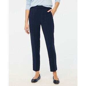 J Crew Jamie Pants Casual Ankle Navy Blue Slack Pants Size 2 #511